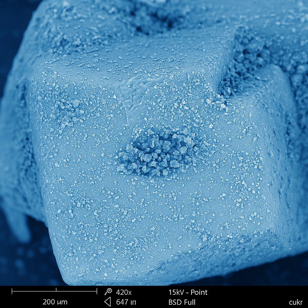 Fotografie z elektronového mikroskopu